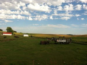 Nice advertising :). The sky is HUGE here!